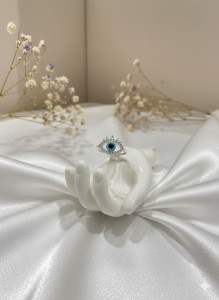 925 Evil Eye Silver Ring