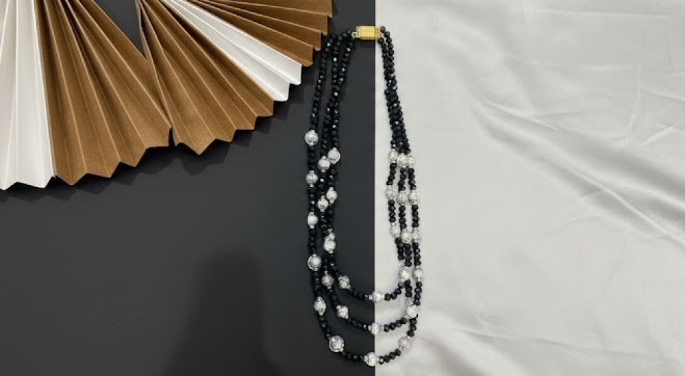 925 Silver Mattar Mala