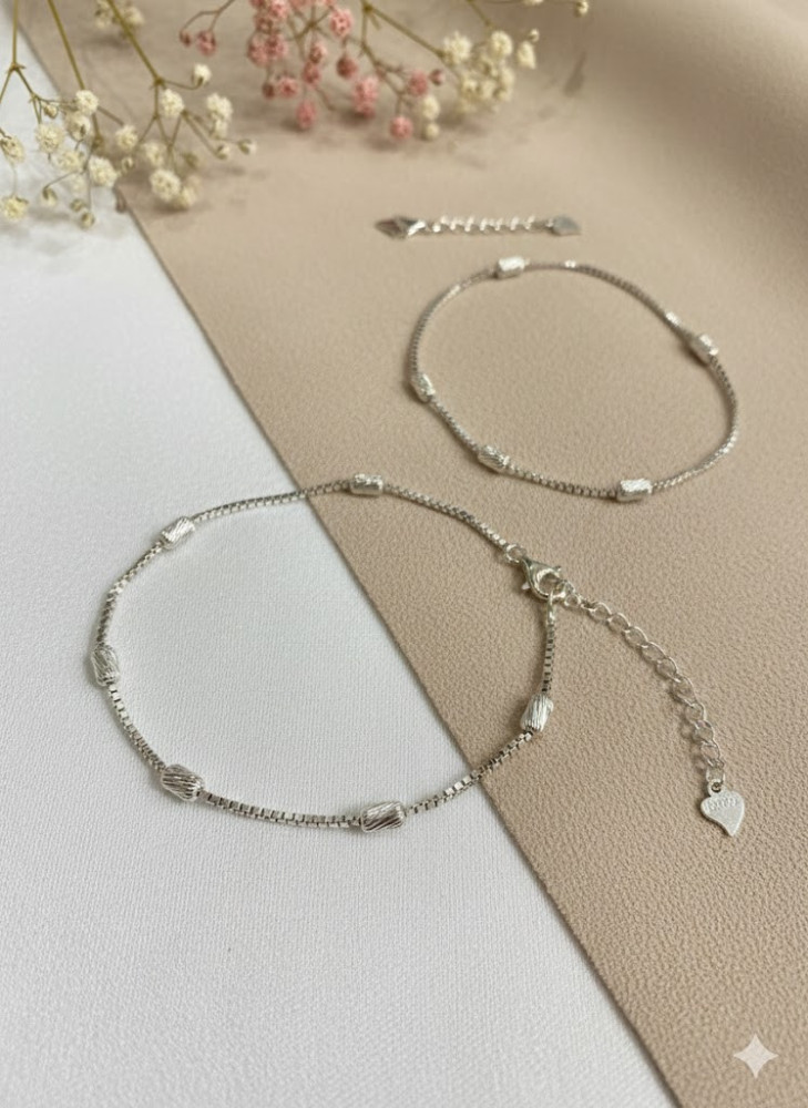 Silver 925 light weight payal