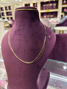 925 3 tone Italian chain