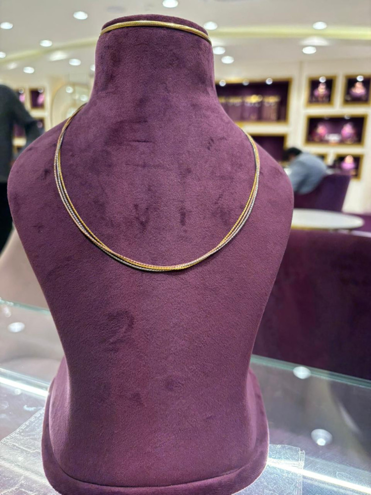 925 3 tone Italian chain