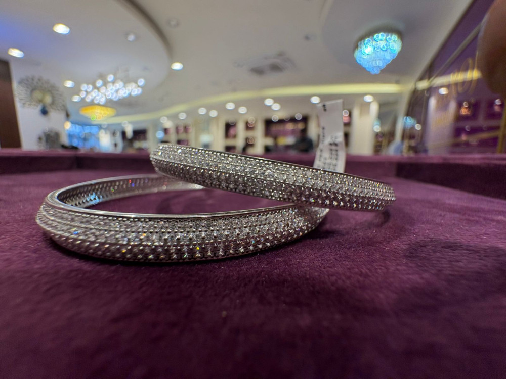 Fine work Italian 925 silver bangles