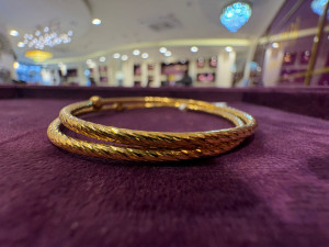 Bangles silver polished 925