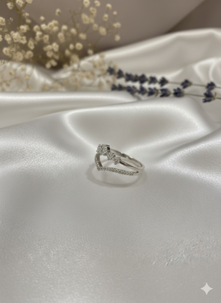 Silver Light Weighted Ring