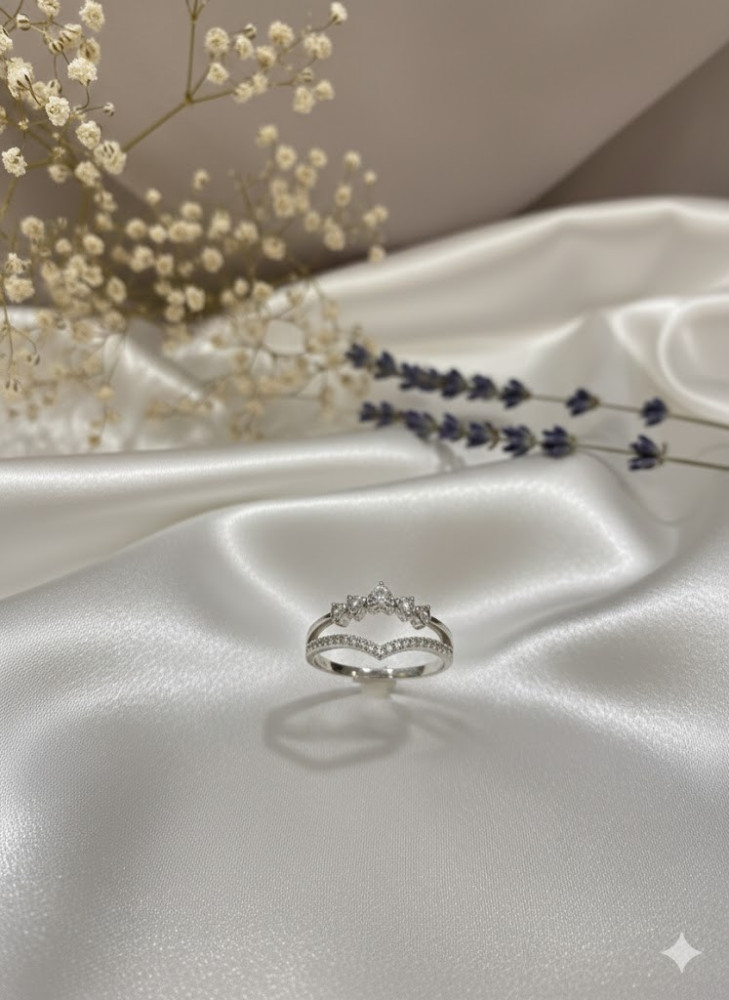 Silver Light Weighted Ring