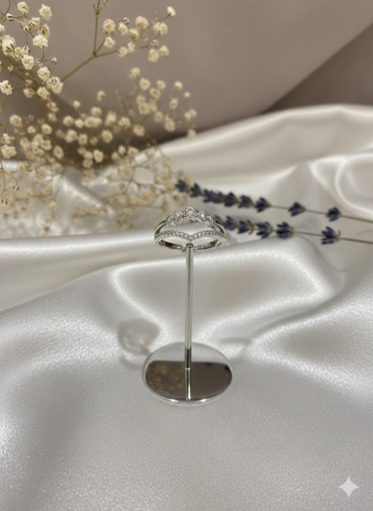 Silver Light Weighted Ring