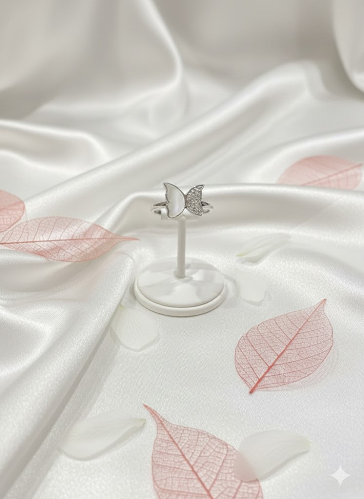 925 Silver Korean Adjustable Ring