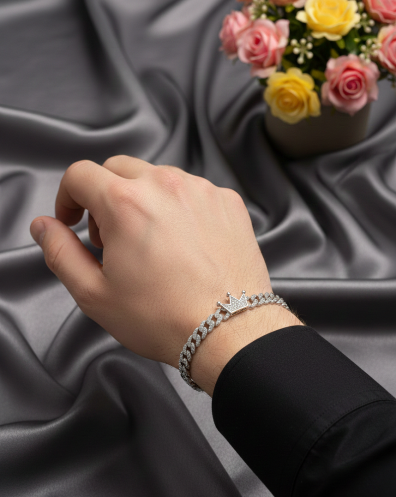 Mens 925 silver Braclet