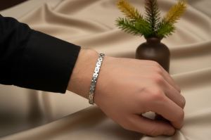 925 silver Mens Braclet