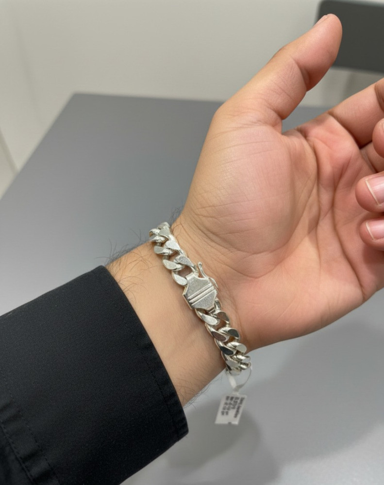 925 Silver Mens Braclet