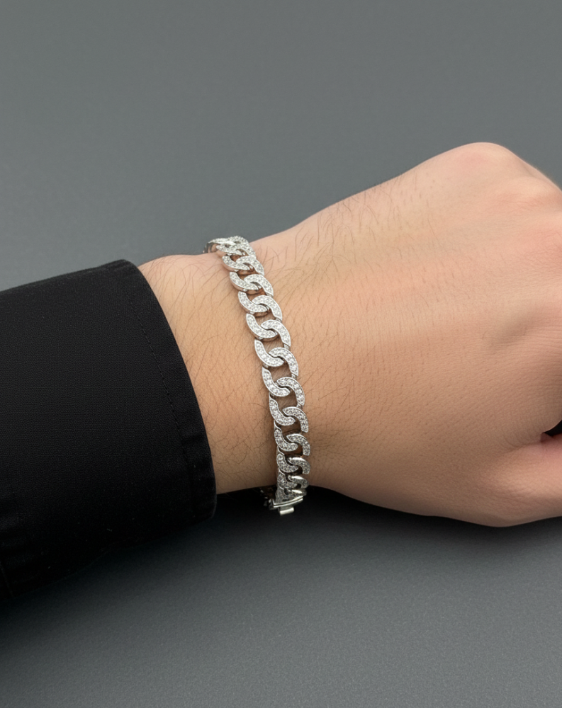 925 Silver Mens Braclet