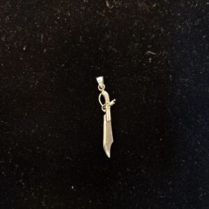 Beautiful Knife design oxidised pendant made with pure 925 silver