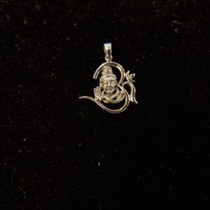 Lord shiv ji pendant in oxidised 925 silver