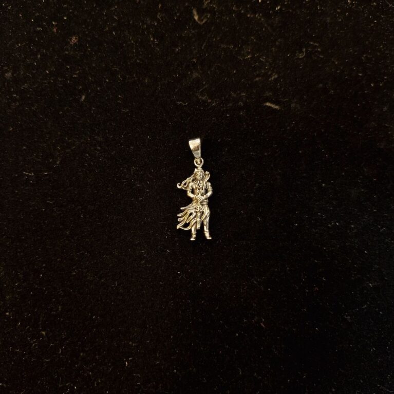 Lord shiv ji pendant in oxidised 925 silver
