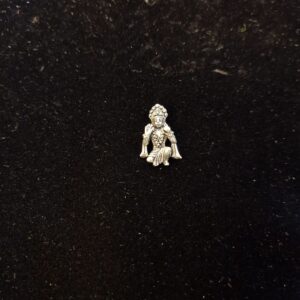 Lord hanuman ji pendant in oxidised 925 silver