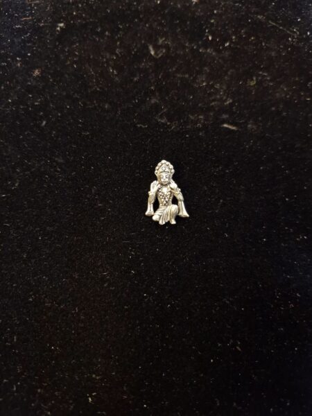 Lord hanuman ji pendant in oxidised 925 silver